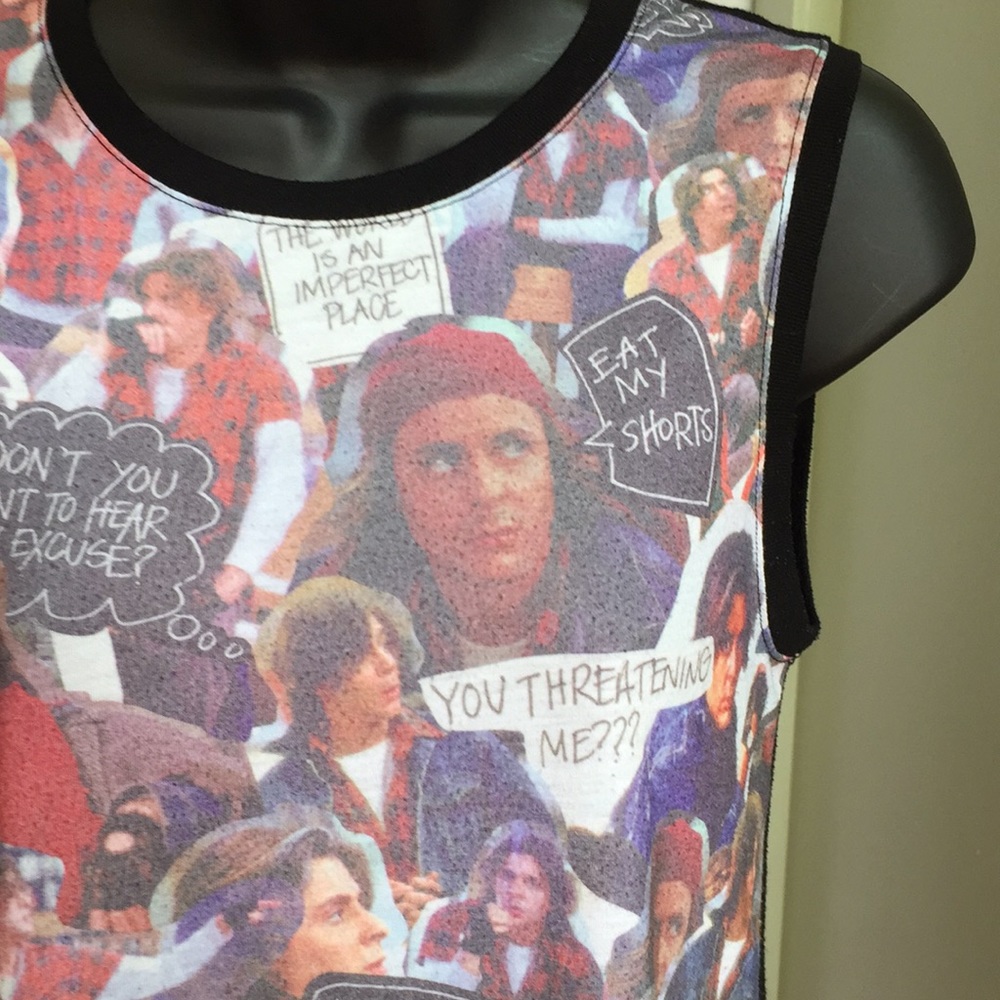 4 / $15 The Breakfast Club tank top - Picture 3 of 9